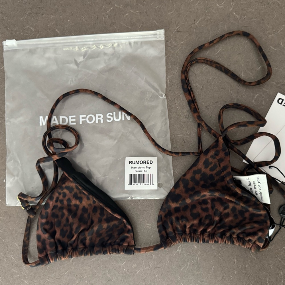 Rumored Hamptons Bikini Top in Fatale XS